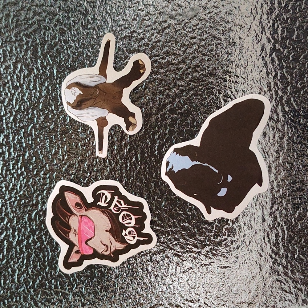 Stickers - Bag #33 - Goat Pack - Set of 3 - NWOT